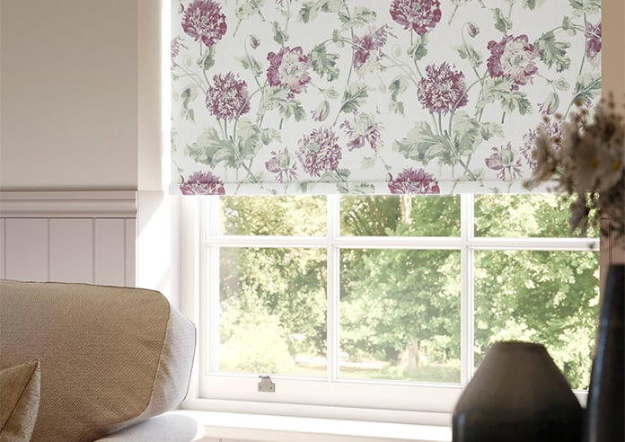 Laura Ashley Hepworth, Grape - Twist&Fit Roller Blind - Image 5